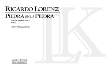 Ricardo Lorenz, Piedra en la Piedra Flute and Percussion Buch