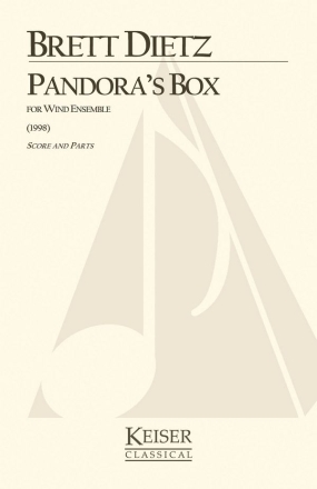 Brett William Dietz, Pandora's Box Wind Ensemble Partitur + Stimmen