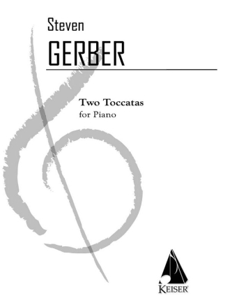 Steven R. Gerber, 2 Toccatas for Piano Klavier Buch