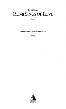 David Stock, Flute Concerto Flute and Orchestra Partitur