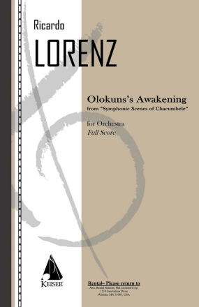 Ricardo Lorenz, Olokun's Awakening Orchestra Partitur