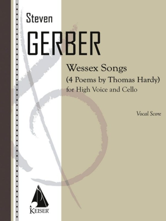 Wessex Songs: Four Poems of Thomas Hardy Vocal and Cello Partitur