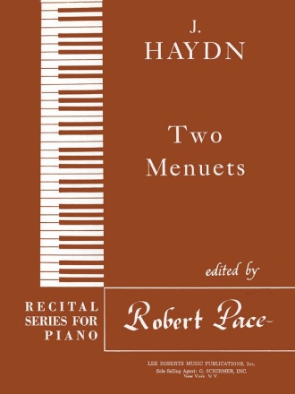 Franz Joseph Haydn, Two Menuets Recital Series For Piano Brown Klavier Buch