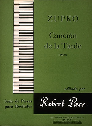 Cancion De La Tarde Klavier Buch