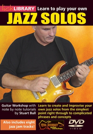 Learn to Play Your Own Jazz Solos Gitarre DVD