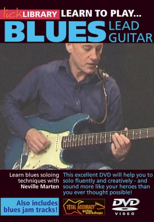 Learn to Play Blues Lead Guitar Gitarre DVD