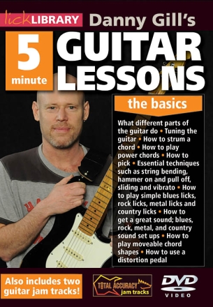 Danny Gill's 5-Minute Guitar Lessons Gitarre DVD