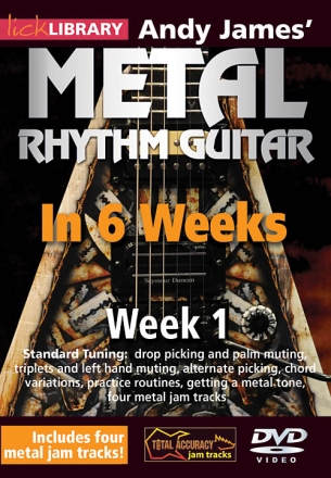 Andy James' Metal Rhythm Guitar in 6 Weeks Gitarre DVD