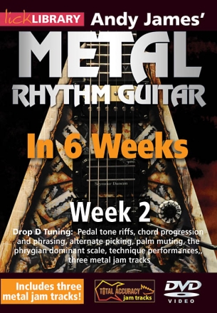 Andy James' Metal Rhythm Guitar in 6 Weeks Gitarre DVD