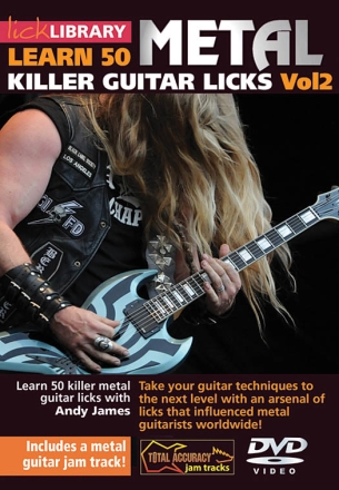 Learn 5 Metal Killer Guitar Licks Gitarre DVD