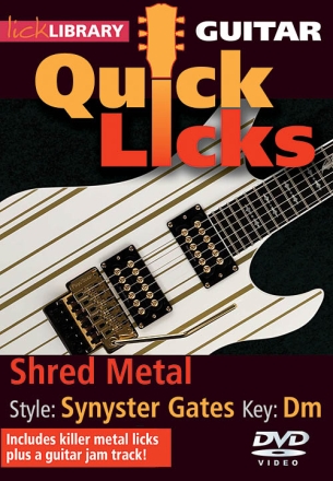 Shred Metal - Quick Licks Gitarre DVD