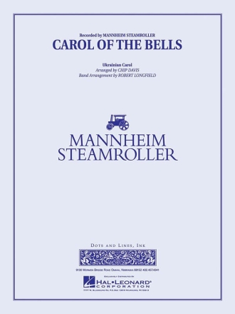 Carol of the Bells Concert Band Partitur + Stimmen