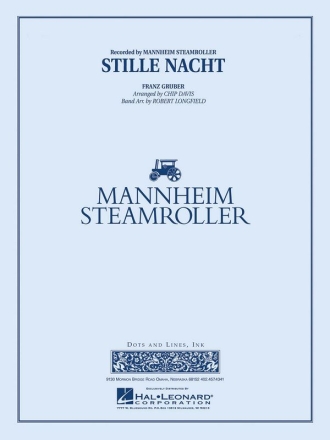 Franz Xaver Gruber, Stille Nacht Concert Band Partitur + Stimmen