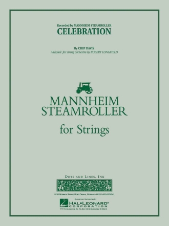 Chip Davis, Celebration (Mannheim Steamroller) Streichensemble Partitur + Stimmen
