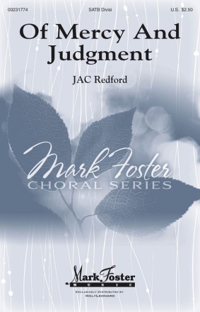 J.A.C. Redford, Of Mercy and Judgment SATB Chorpartitur