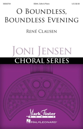 Ren Clausen, O Boundless, Boundless Evening SSAA Chorpartitur