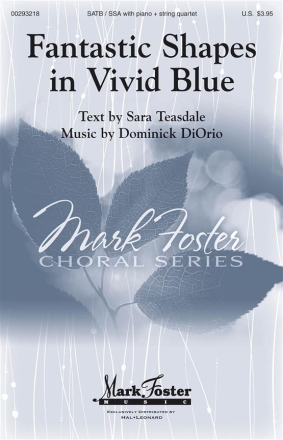 Dominick DiOrio, Fantastic Shapes in Vivid Blue SATB/SSAA Chorpartitur