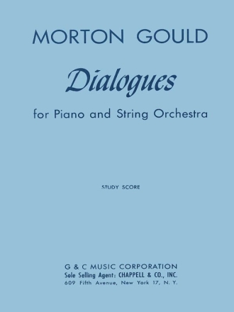 Dialogues For Piano And String Orchestra Piano and String Orchestra Studienpartitur