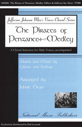 The Pirates of Penzance Medley TTBB Chorpartitur