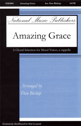 Amazing Grace SATB Chorpartitur