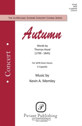 Kevin Memley, Autumn SATB Chorpartitur