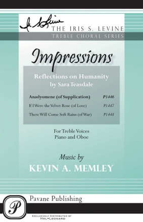 Kevin Memley, Anadyomene SSAA Chorpartitur