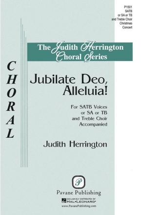 Judith Herrington, Jubilate Deo, Alleluia! SATB + TREBLE CHOIR Chorpartitur