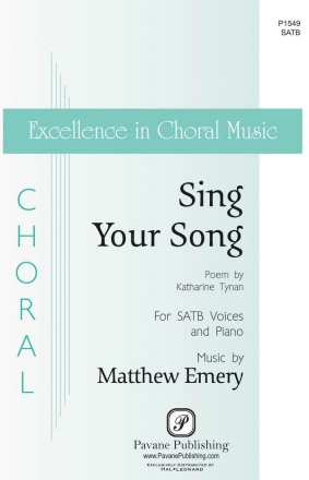 Matthew Emery, Sing Your Song SATB Chorpartitur