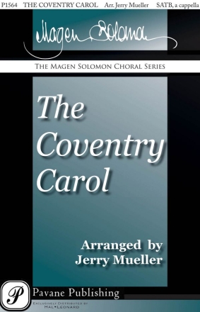 The Coventry Carol SATB a Cappella Chorpartitur