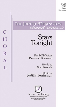 Sara Teasdale_Judith Herrington, Stars Tonight SATB Chorpartitur