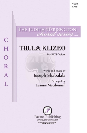 Joseph Shabalala, Thula Klizeo SATB Chorpartitur