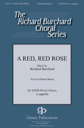 Richard Burchard, A Red, Red Rose SATB div. Chorpartitur