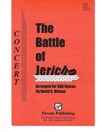 The Battle of Jericho SAB Chorpartitur