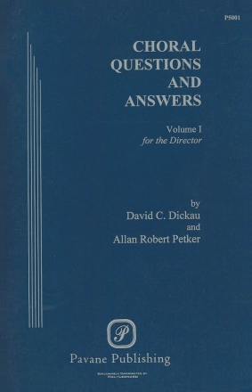 Choral Questions & Answers I: For the Director  Buch