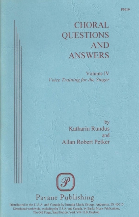 Choral Questions and Answers IV:  Buch