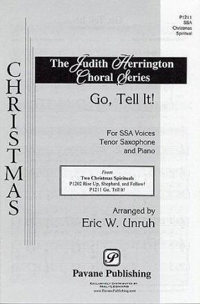 Go Tell It! (from 2 Christmas American Spirituals) SSA Chorpartitur