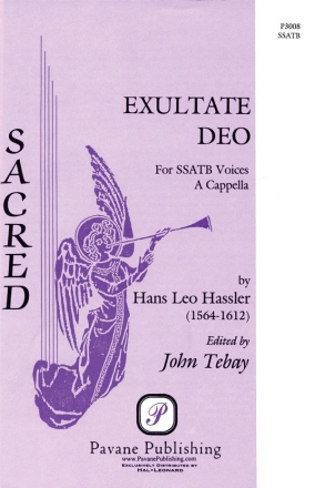Hans Leo Hassler, Exultate Deo SATB Chorpartitur