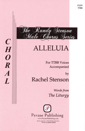 Rachel Stenson, Alleluia TTBB Chorpartitur