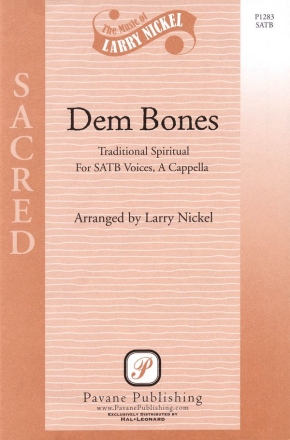 Dem Bones SATB Chorpartitur