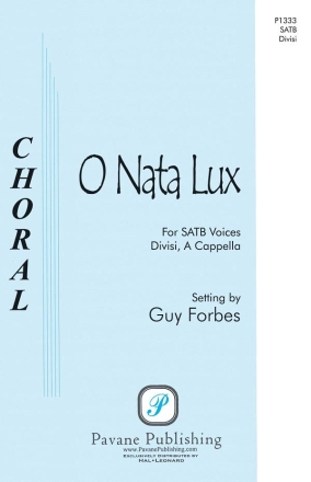 Guy Forbes, O Nata Lux SSAATTBB a Cappella Chorpartitur