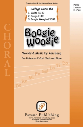 Ken Berg, Boogie Woogie 2-Part Choir Chorpartitur