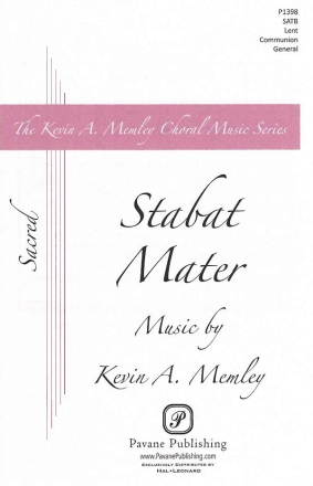 Kevin Memley, Stabat Mater SATB Chorpartitur