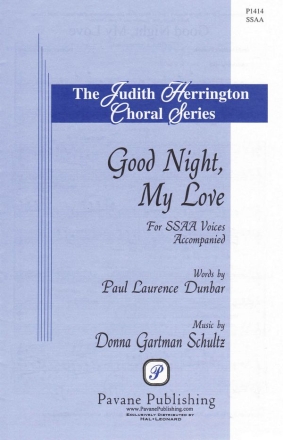Donna Gartman Schultz, Good Night, My Love SSAA Chorpartitur