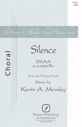 Silence for female chorus (SSAA) a cappella chorus score