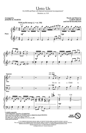 Aaron Shust_David Hamilton, Unto Us Chor CD