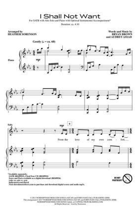 Audrey Assad_Bryan Brown, I Shall Not Want Chor CD