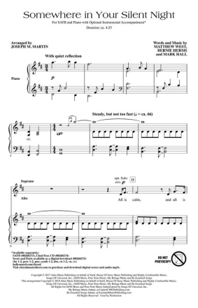 Mark Hall_Bernie Herms, Somewhere in Your Silent Night Chor CD