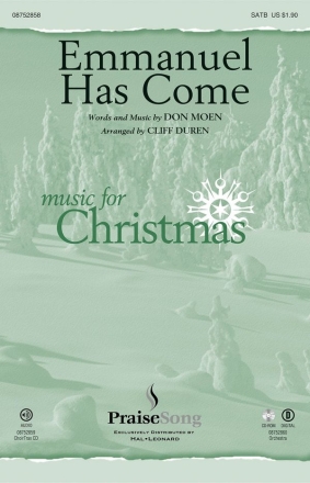 Don Moen, Emmanuel Has Come SATB Chorpartitur