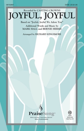 Bernie Herms_Mark Hall, Joyful, Joyful SATB Chorpartitur