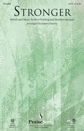 Ben Fielding_Rueben Morgan, Stronger SATB and Piano Chorpartitur